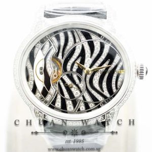 Audemars Piguet Ladies Millenary Hand-Wound White Gold 39.5mm 77249BC Zebra