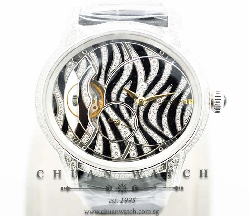 Audemars Piguet Ladies Millenary Hand-Wound White Gold 39.5mm 77249BC Zebra