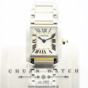 Cartier Tank Francaise Two-Tone Quartz 25mm W51007Q4 - Discontinued