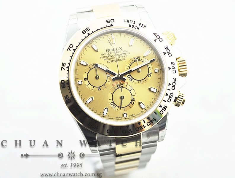 Rolex Cosmograph Daytona 116503 Champagne Sunburst Index - Image 3