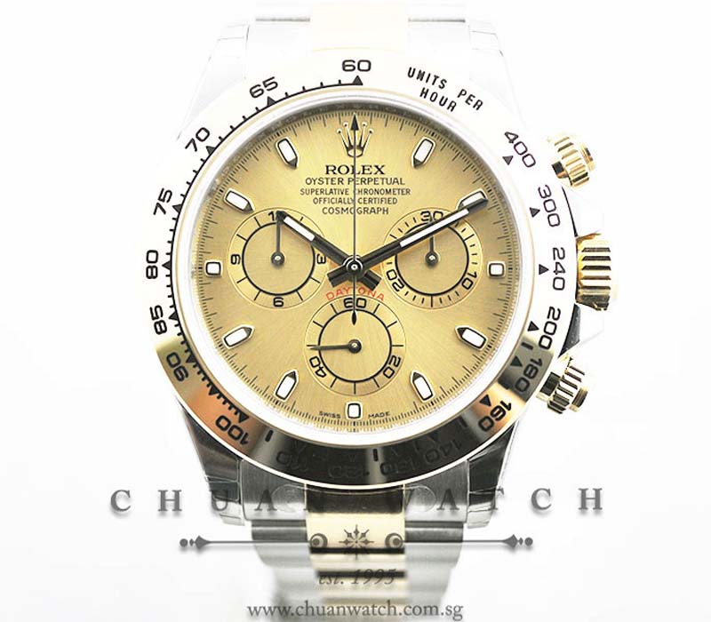 Rolex Cosmograph Daytona 116503 Champagne Sunburst Index