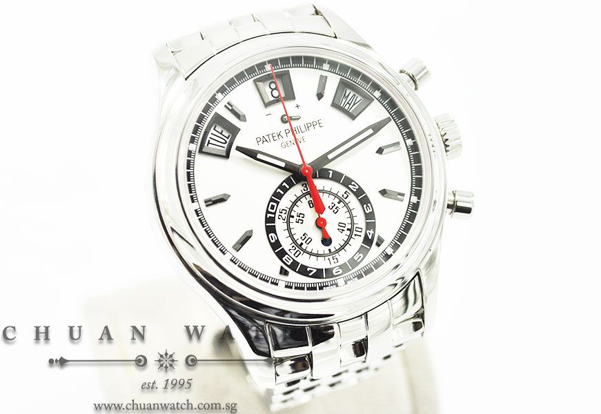 Patek Philippe Annual Calendar Flyback Chronograph Steel 40.5mm 5960/1A-001 - Discontinued - Image 3