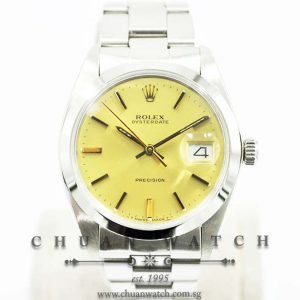 Rolex Vintage Oysterdate Precision 34mm 6694 Champagne Sunburst Index - Discontinued