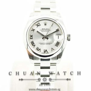 Rolex Boys DateJust 31mm 178240 Rhodium Sunburst Roman