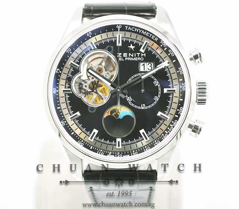 Zenith El Primero Chronomaster Open Grande Date MoonPhase 45mm 03.2160.4047/21.C714