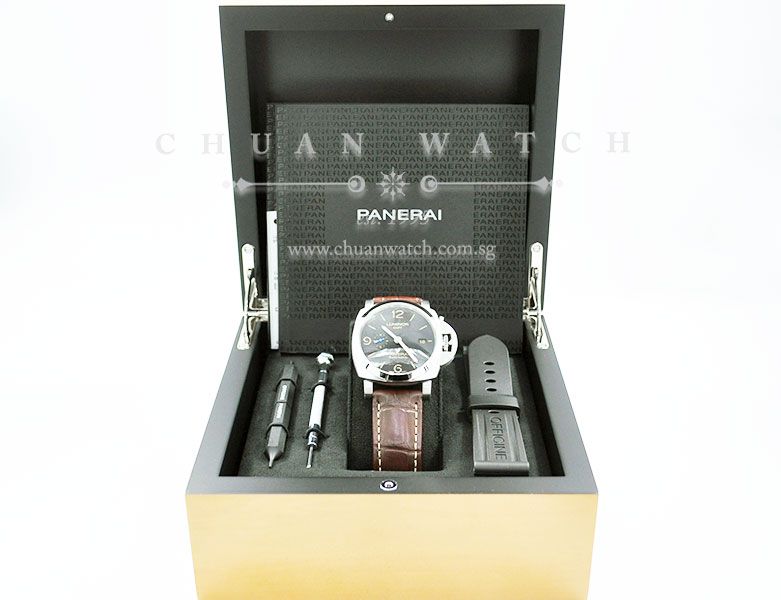 Panerai Luminor 1950 3-Days GMT 44mm Pam 1320 U - Image 5
