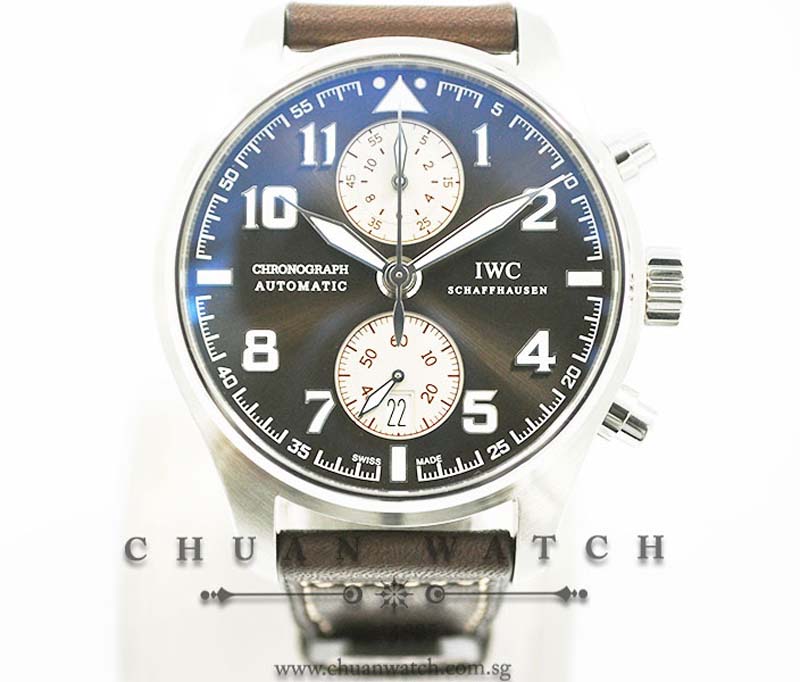 IWC Pilots Watch Flyback Chronograph Antoine de Saint Exupery 43mm IW387806 - Limited Edition of 1149 Pieces Only