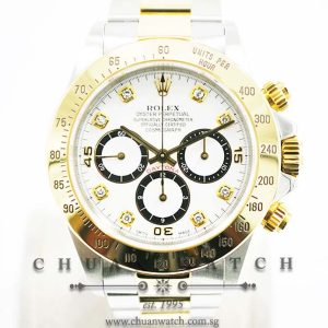 Rolex Cosmograph Zenith Daytona 16523 White Diamonds - Discontinued