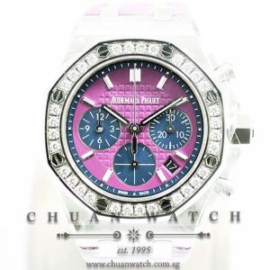 Audemars Piguet Ladies Royal Oak Offshore 37mm 26231ST Luscious Plum Boutique Edition