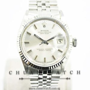 Rolex Vintage Gents DateJust 36mm 1601-4 Silver Sunburst Index - Discontinued