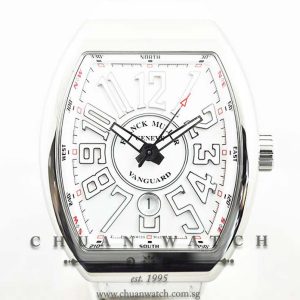 Franck Muller Vanguard Steel All White V 45 SC DT AC BC