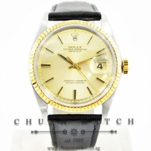 Rolex Vintage Gents DateJust 36mm 1601-3 Champagne Sunburst Index - Discontinued