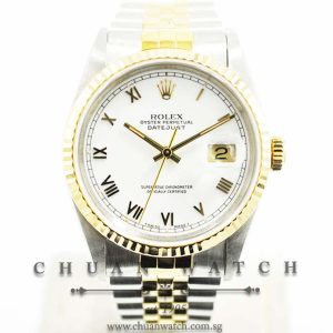 Rolex Gents DateJust 36mm 16233 White Roman - Discontinued