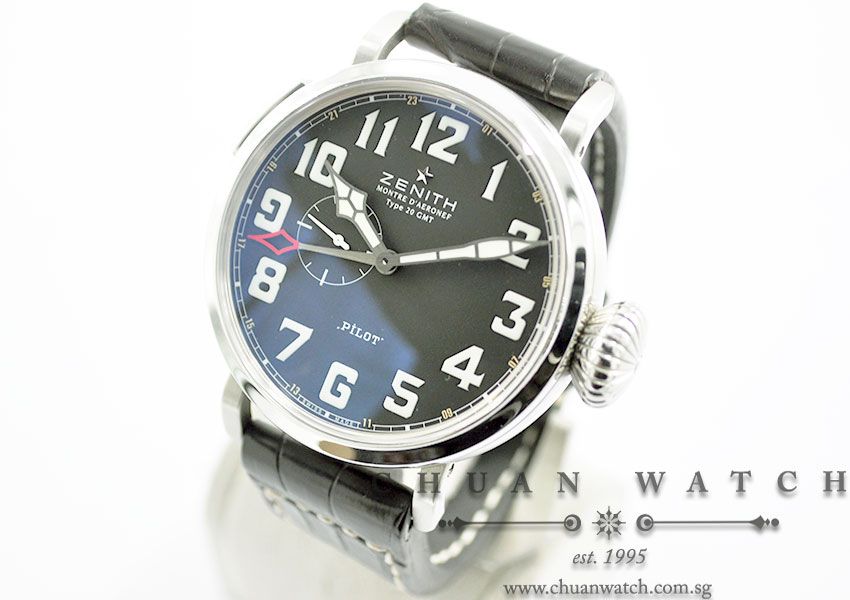 Zenith Pilot Montre dAeronef Type 20 GMT 48mm 03.2430.693/21.C723 - Image 2
