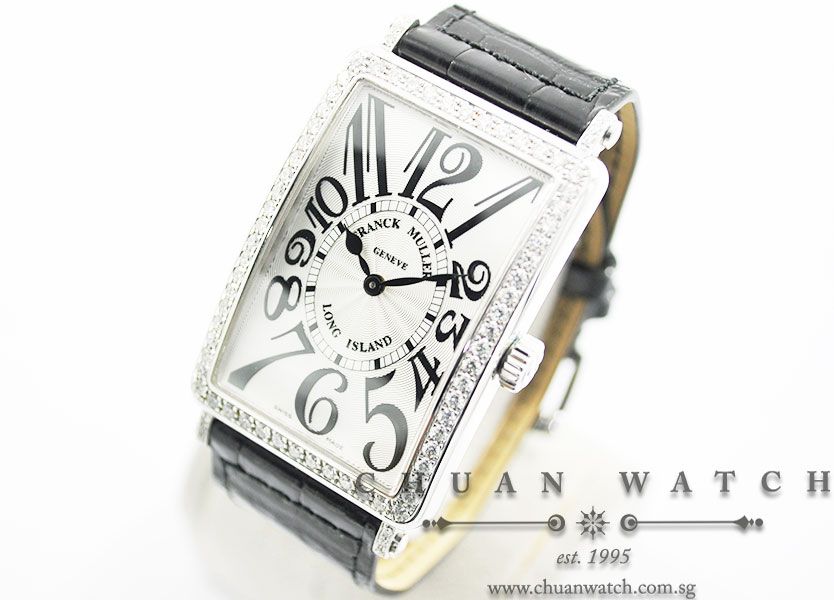 Franck Muller Gents Long Island Quartz 1002 QZ D 1R Silver Arabic - Image 2