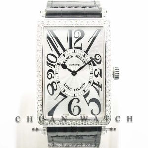 Franck Muller Gents Long Island Quartz 1002 QZ D 1R Silver Arabic