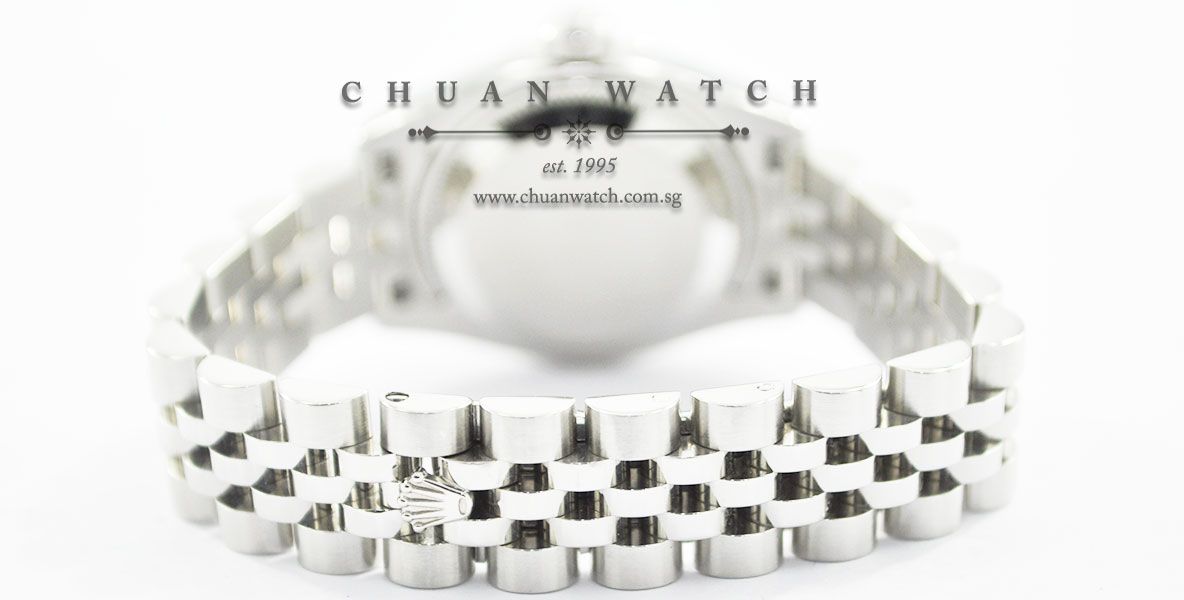 Rolex Ladies DateJust 26mm 179174 Black MOP Diamonds - Discontinued - Image 4