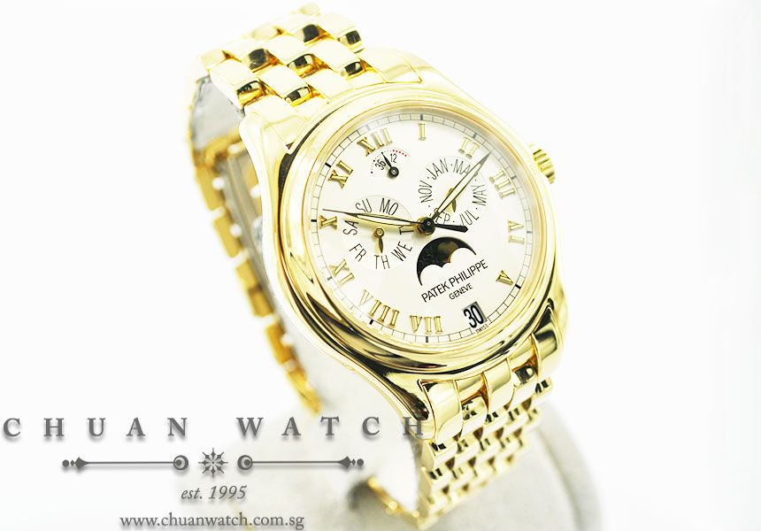 Patek Philippe Annual Calendar MoonPhase Yellow Gold 37mm 5036/1J-001 - Discontinued - Image 3