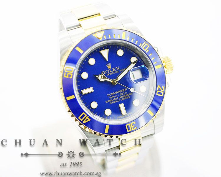 Rolex Submariner Two-Tone 116613LB Matt Blue - Discontinued Dial - Image 3
