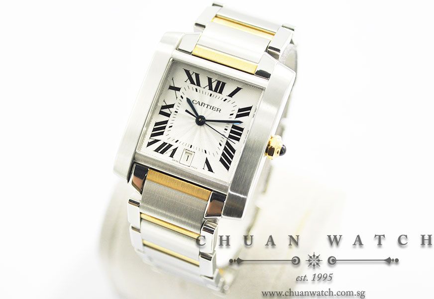 Cartier Tank Francaise Automatic Two-Tone 2302 - Discontinued - Image 2