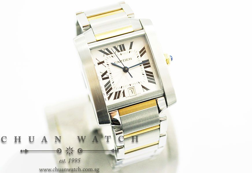 Cartier Tank Francaise Automatic Two-Tone 2302 - Discontinued - Image 3