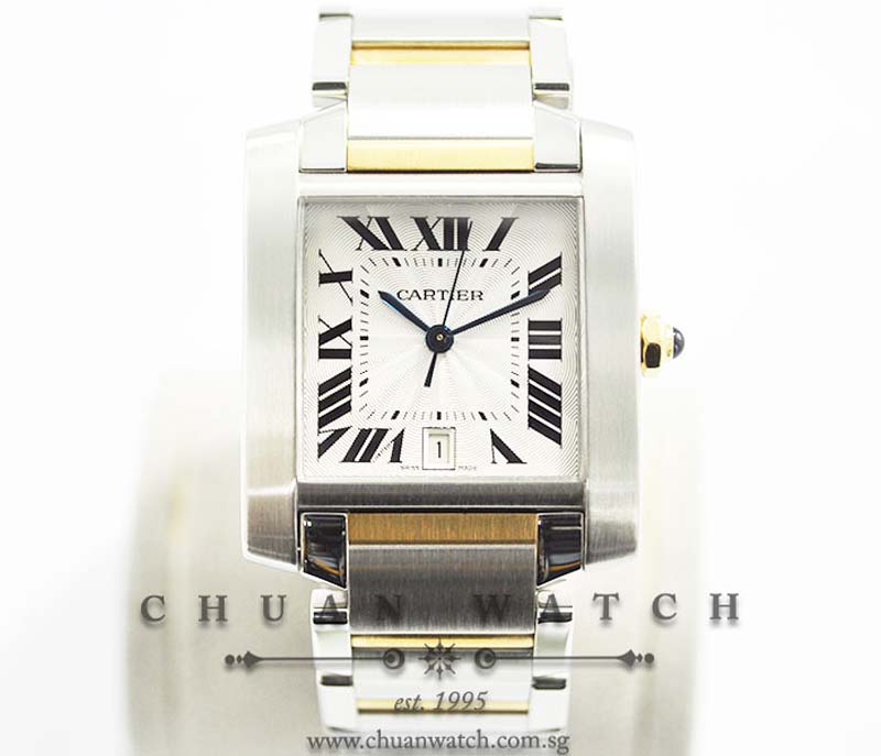 Cartier Tank Francaise Automatic Two-Tone 2302 - Discontinued