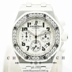 Audemars Piguet Ladies Royal Oak Offshore 37mm 26048SK White - Discontinued