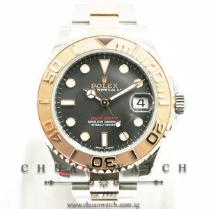 Rolex Midsize Yacht-Master Two-Tone 37mm 268621 Black