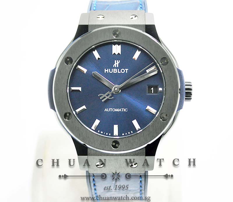 Hublot Classic Fusion Ceramic Blue 38mm 565.CM.7170.LR