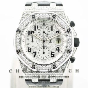 Audemars Piguet Royal Oak Offshore 42mm Pave-Set Custom Diamonds 26020ST