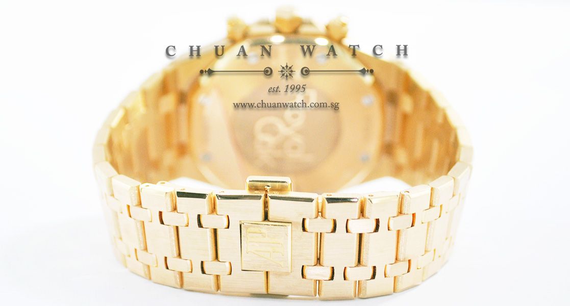 Audemars Piguet Royal Oak Chronograph Rose Gold 41mm 26320OR Silver - Discontinued - Image 4