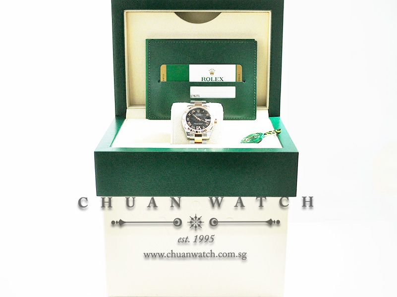 Rolex Boys DateJust 31mm 178271 Purple Roman VI 11BR - Image 5