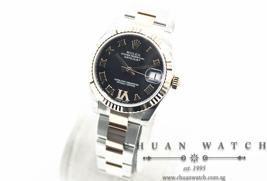 Rolex Boys DateJust 31mm 178271 Purple Roman VI 11BR - Image 2