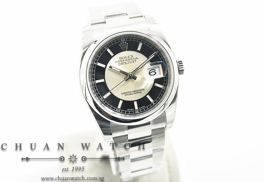 Rolex Gents DateJust 36mm 116200 Silver Tuxedo - Image 3