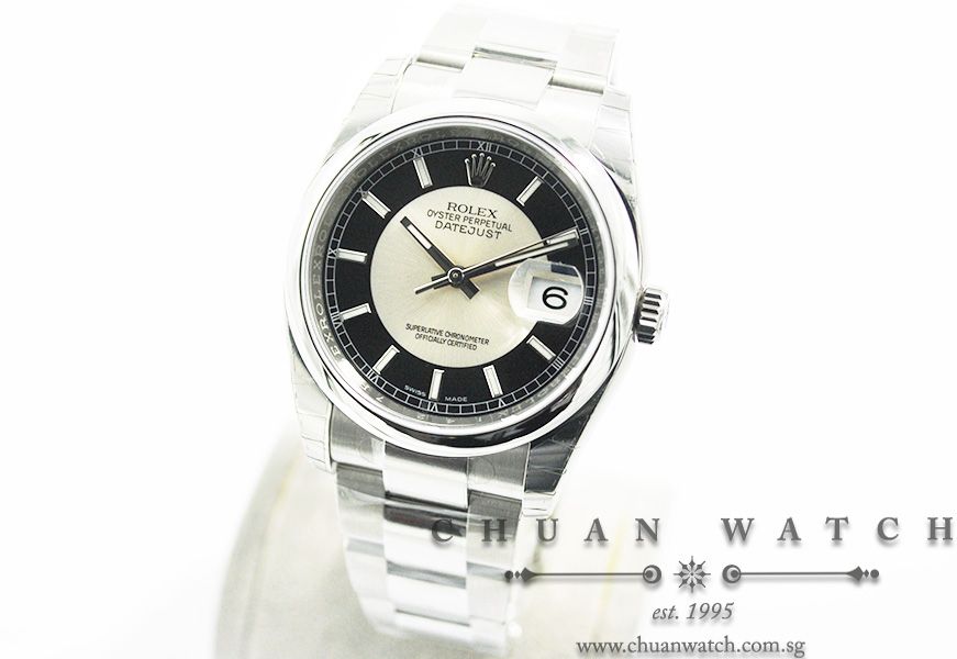 Rolex Gents DateJust 36mm 116200 Silver Tuxedo - Image 2