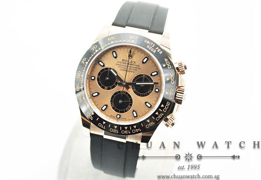 Rolex Cosmograph Daytona Everose Oysterflex 116515LN Pink Index - Image 2