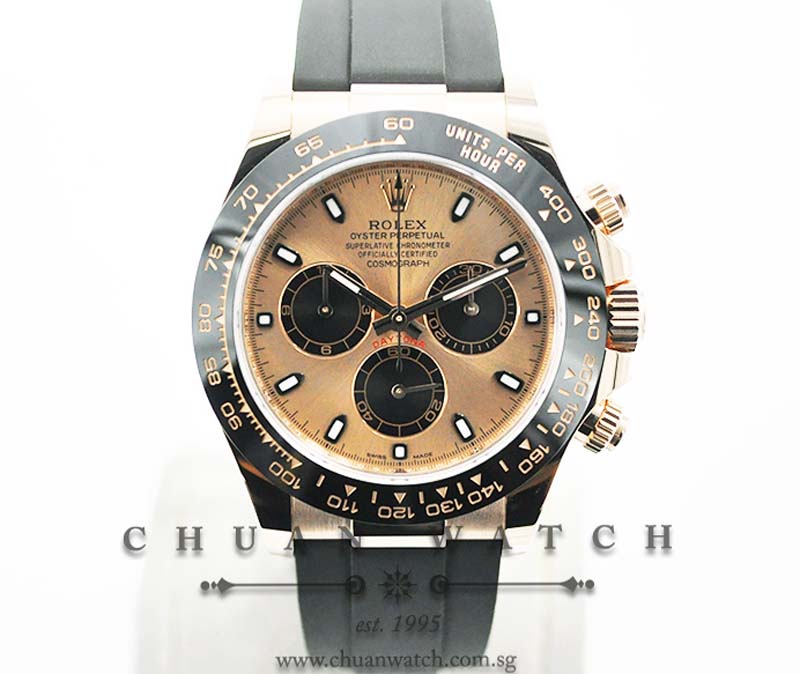 Rolex Cosmograph Daytona Everose Oysterflex 116515LN Pink Index
