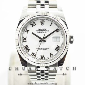 Rolex Gents DateJust 36mm 116234 White Roman