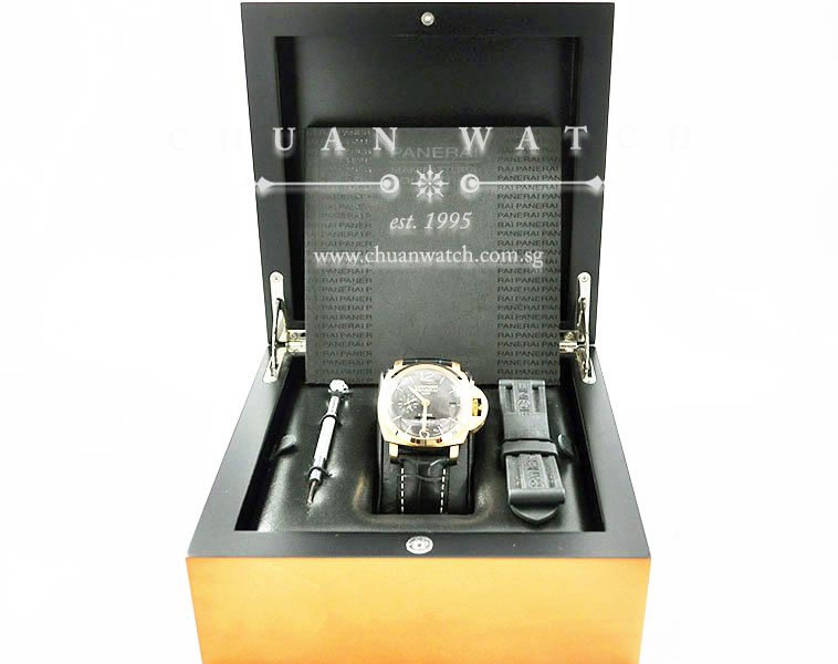 Panerai Luminor 1950 8-Days GMT Rose Gold 44mm Pam 289 L - Discontinued - Image 5