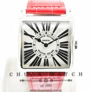 Franck Muller Master Square Quartz 6002 M QZ R Silver Painted Roman