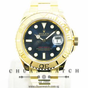 Rolex Gents Yacht-Master Yellow Gold 40mm 16628 Blue Sunburst - Discontinued