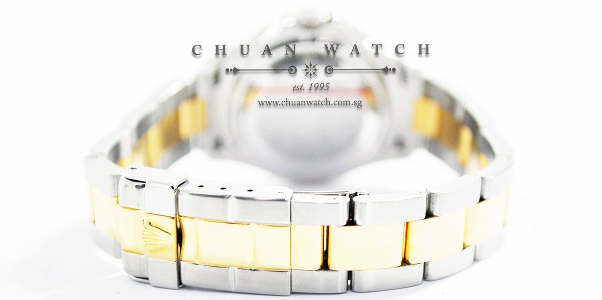 Rolex Ladies Yacht-Master Two-Tone 29mm 69623 Blue Sunburst - Discontinued - Image 4
