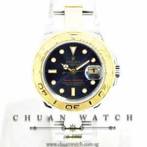 Rolex Ladies Yacht-Master Two-Tone 29mm 69623 Blue Sunburst - Discontinued