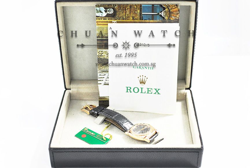 Rolex Ladies Cellini Cestello Rose Gold 26mm 5310/5 Grey Sunburst Arabic - Discontinued - Image 5