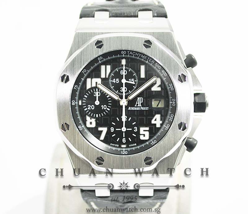 Audemars Piguet Royal Oak Offshore Black Themes 42mm 26020ST - Discontinued