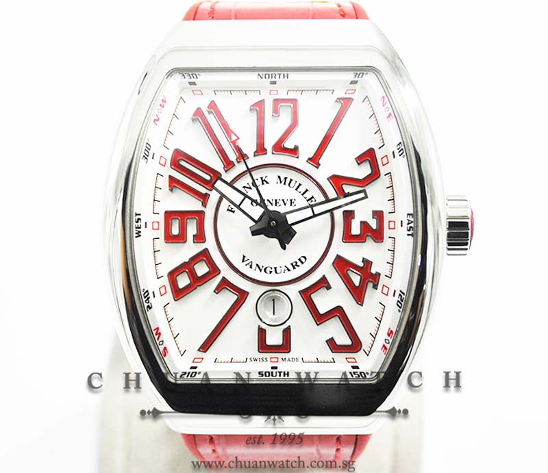 Franck Muller Vanguard Steel Candy-Cane V 45 SC DT AC RG
