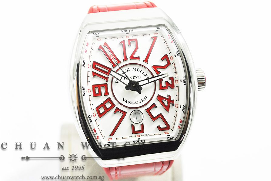 Franck Muller Vanguard Steel Candy-Cane V 45 SC DT AC RG - Image 3