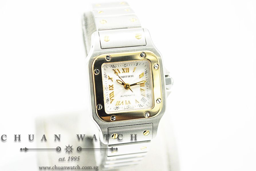 Cartier Ladies Santos Galbee Two-Tone Automatic 24mm 2423 - Discontinued - Image 3
