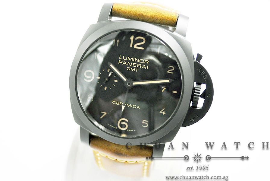 Panerai Luminor 1950 3-Days GMT Ceramica 44mm Pam 441 Q - Discontinued - Image 2