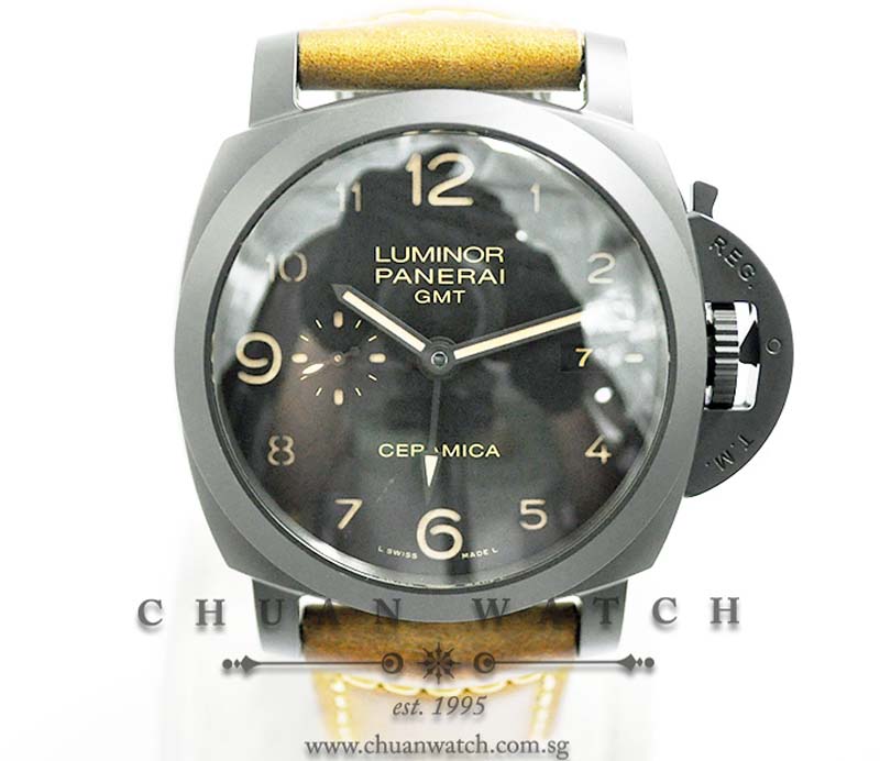 Panerai Luminor 1950 3-Days GMT Ceramica 44mm Pam 441 Q - Discontinued